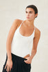 Jersey Scoop Neck Bodysuit Ivory