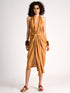 Parachute Silk Wrap Dress