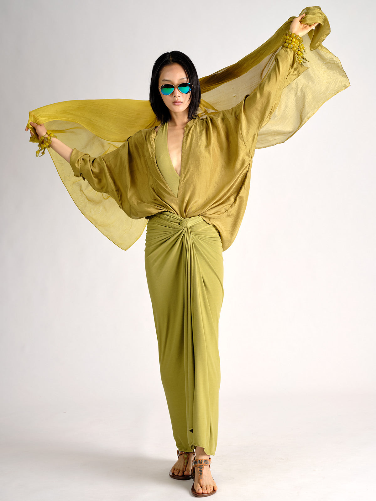 Silk Habotai Pirate Shirt Vacances