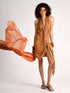 Linen Jersey Mini Sarong Ochre