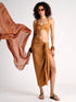 Jersey Twisted Cami Ochre