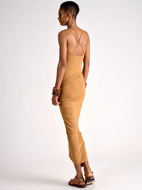 Summer Jersey Draped Front Skirt