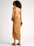 Summer Jersey Draped Sarong Skirt
