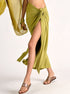 Summer Jersey Draped Sarong Skirt