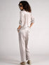 Silk Pant silver grey
