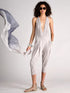 Linen Jersey Pants Silver