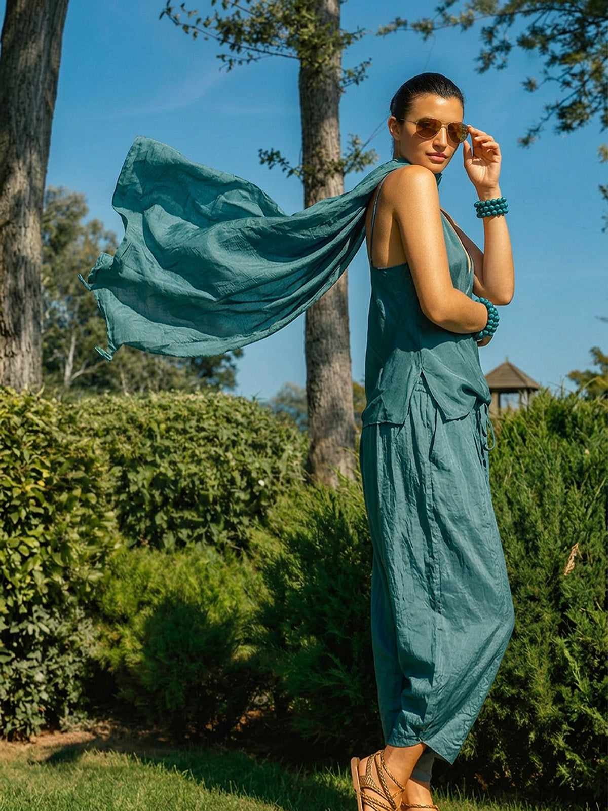 Silk Habotai Cami Vacances