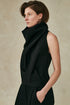 Neoprene High Neck Top Black XS S M L