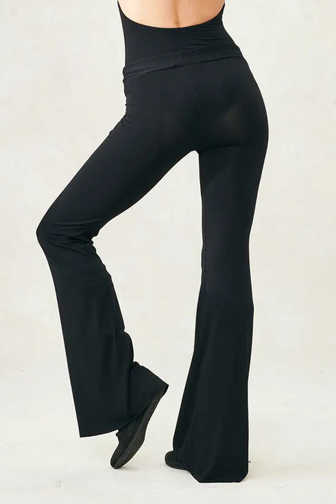 Jersey Pull on Flare Pant black Urban Zen