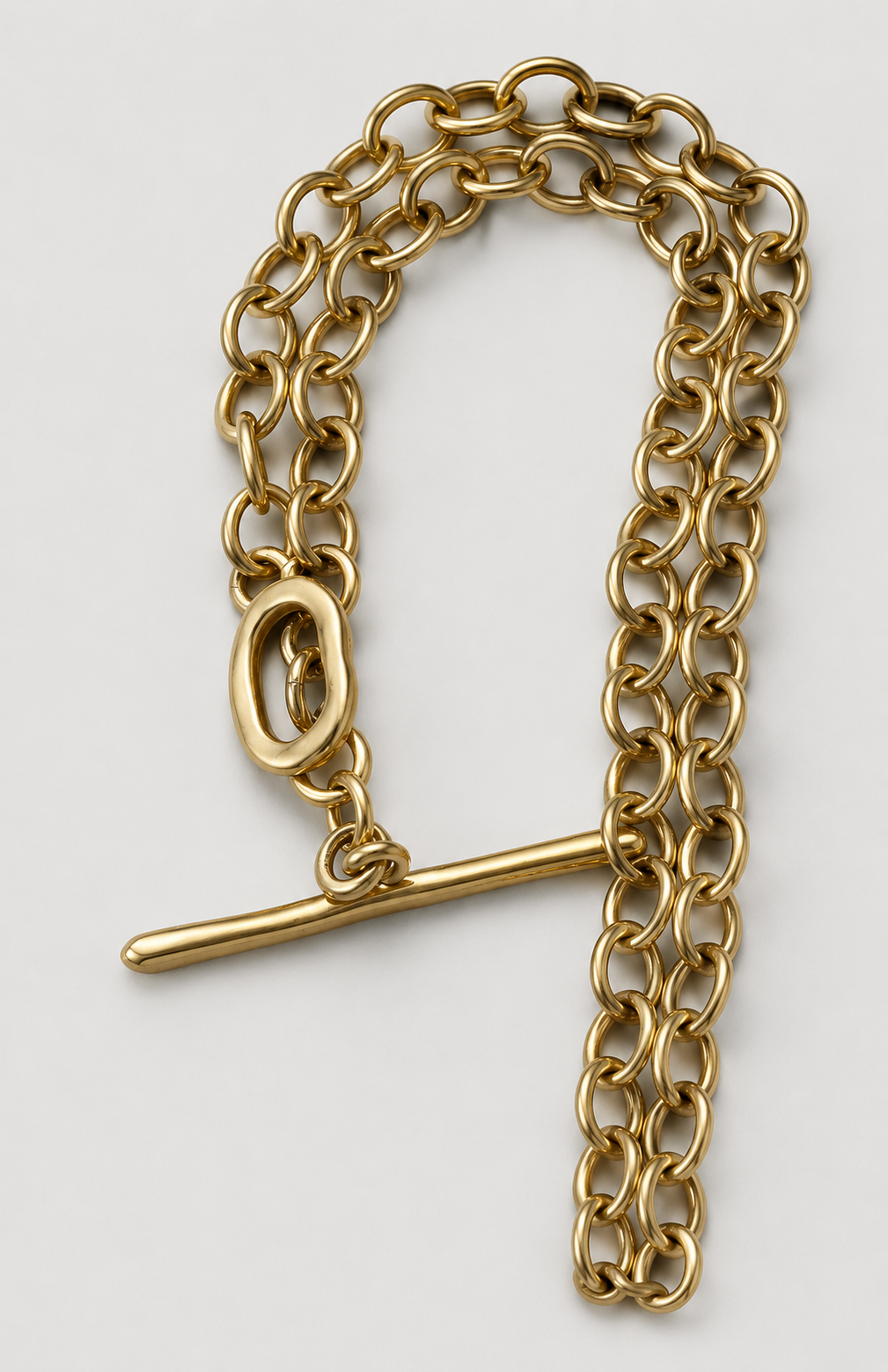 Heike Grebenstein 18" Large Round Loops Chain with Toggle Heike Grebenstein