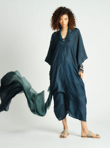 Rae Kaftan Mossy Stone O/S