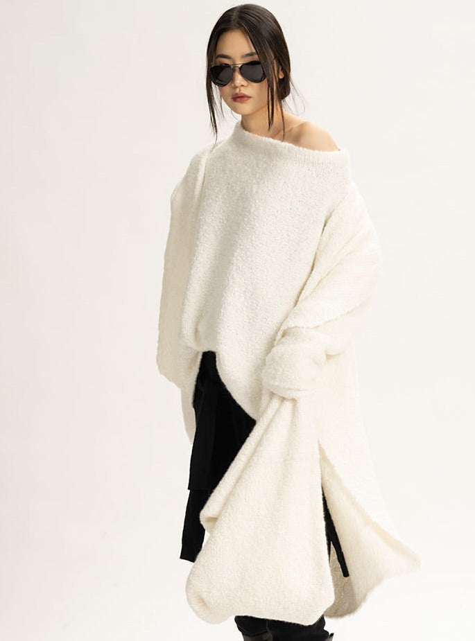 Cashmere Silk Sweater Ivory