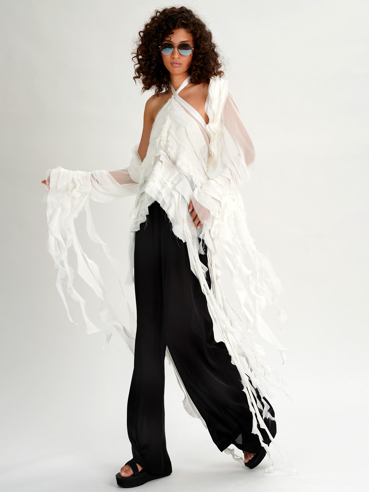 Parachute Silk Flare Pant Urban Zen