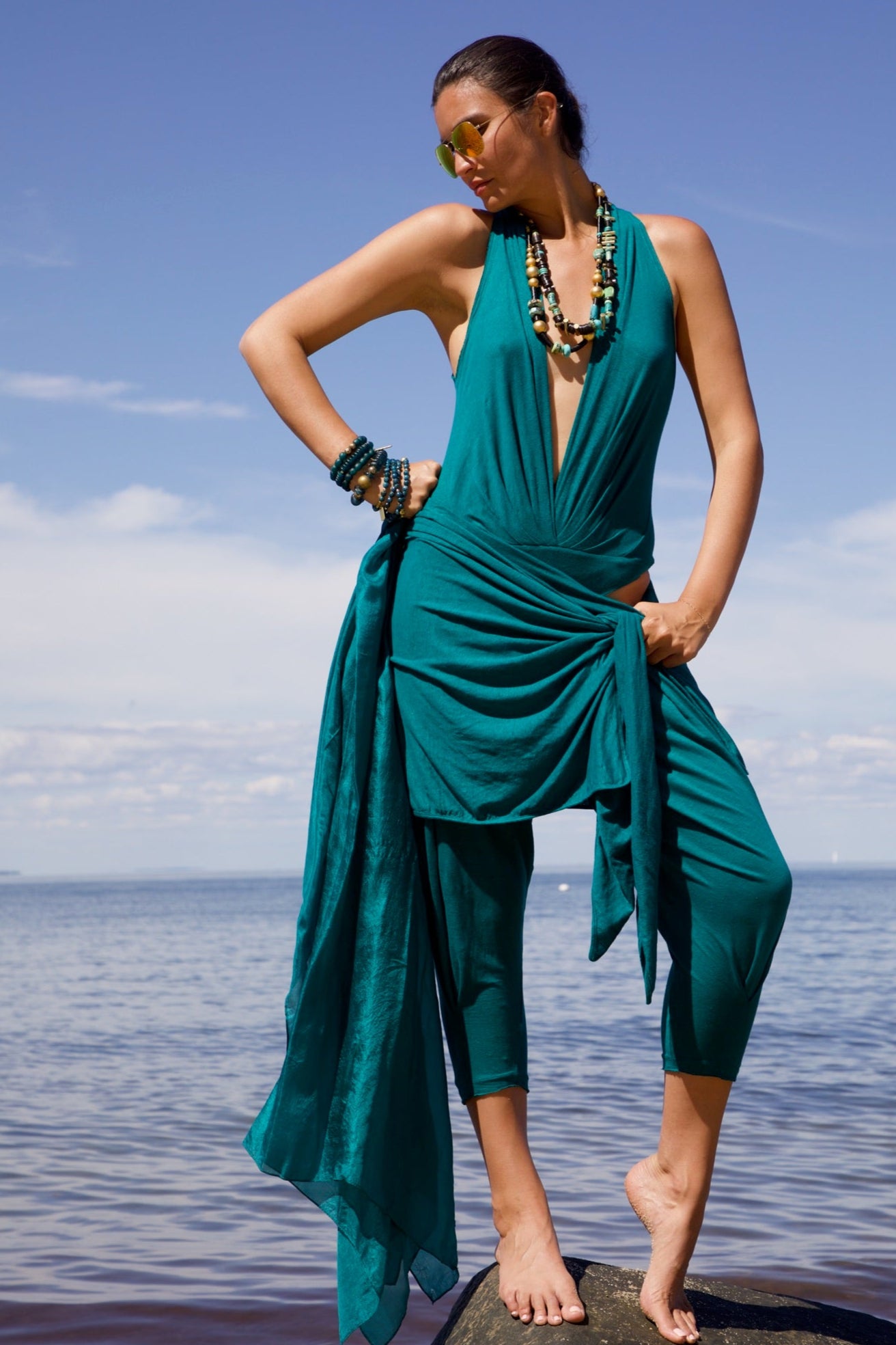 Linen Jersey Mini Sarong Urban Zen