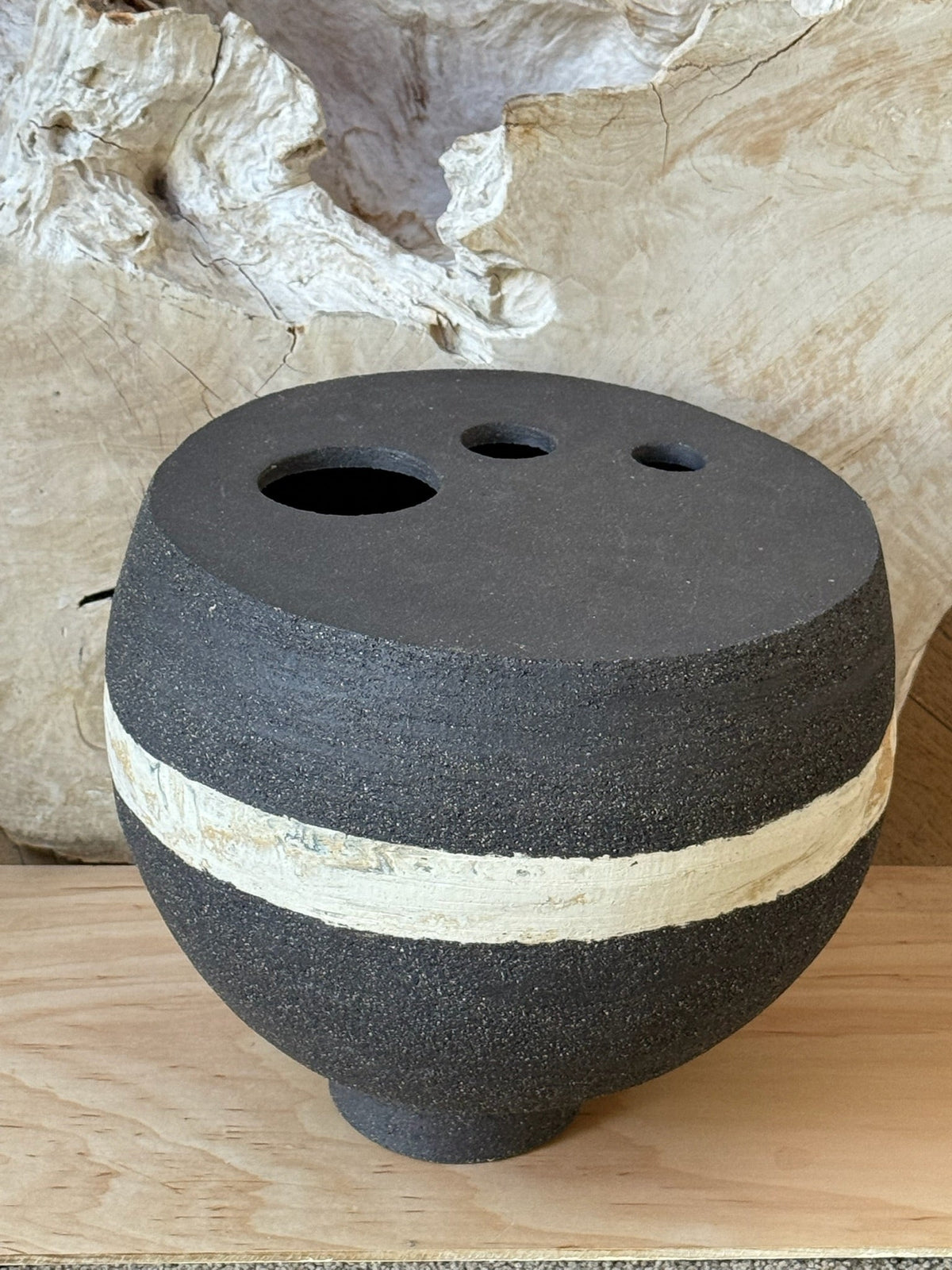 ACME 5 Black Basalt Vase Acme 5 Lifestyle