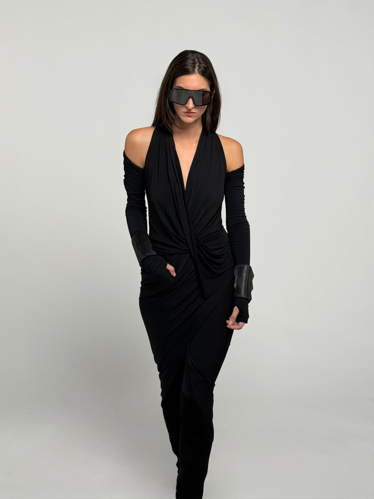 Jersey Shrug Black XS S M L