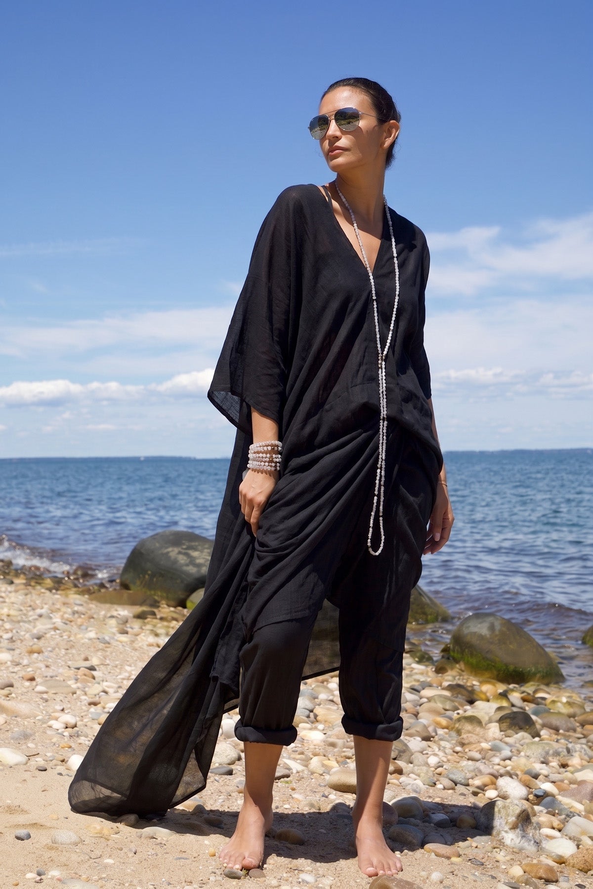 Cotton Silk Rae Kaftan Vacances
