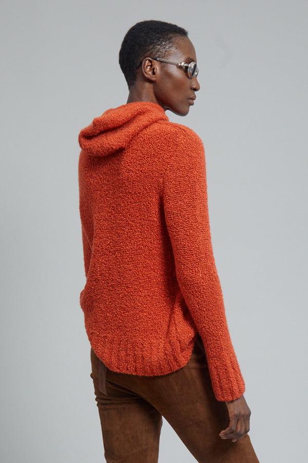CRP Boucle Hoodie Carla Rae Prober CRP Boucle Hoodie Carla Rae Prober Boucle Hoodie Orange S/M M/L