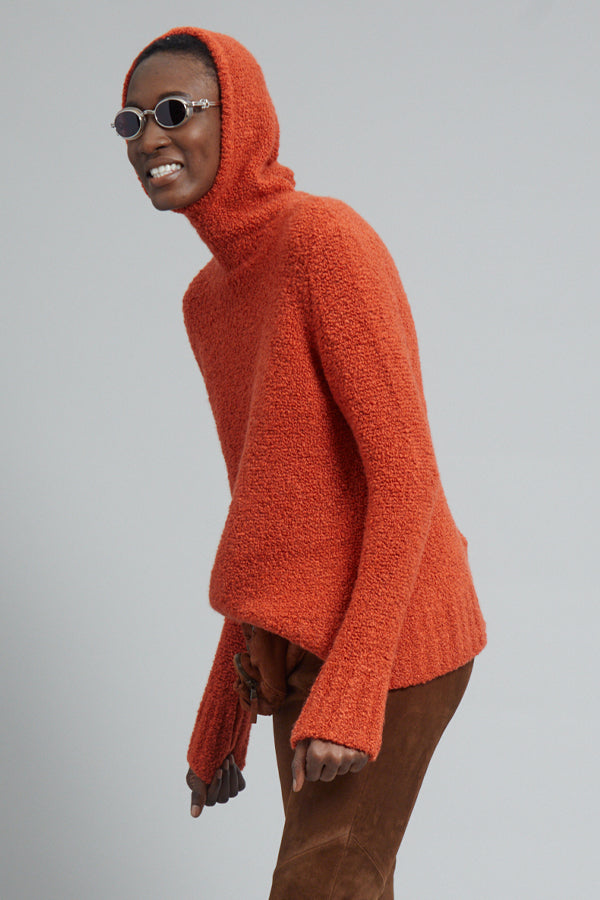 CRP Boucle Hoodie Carla Rae Prober Boucle Hoodie Orange S/M M/L