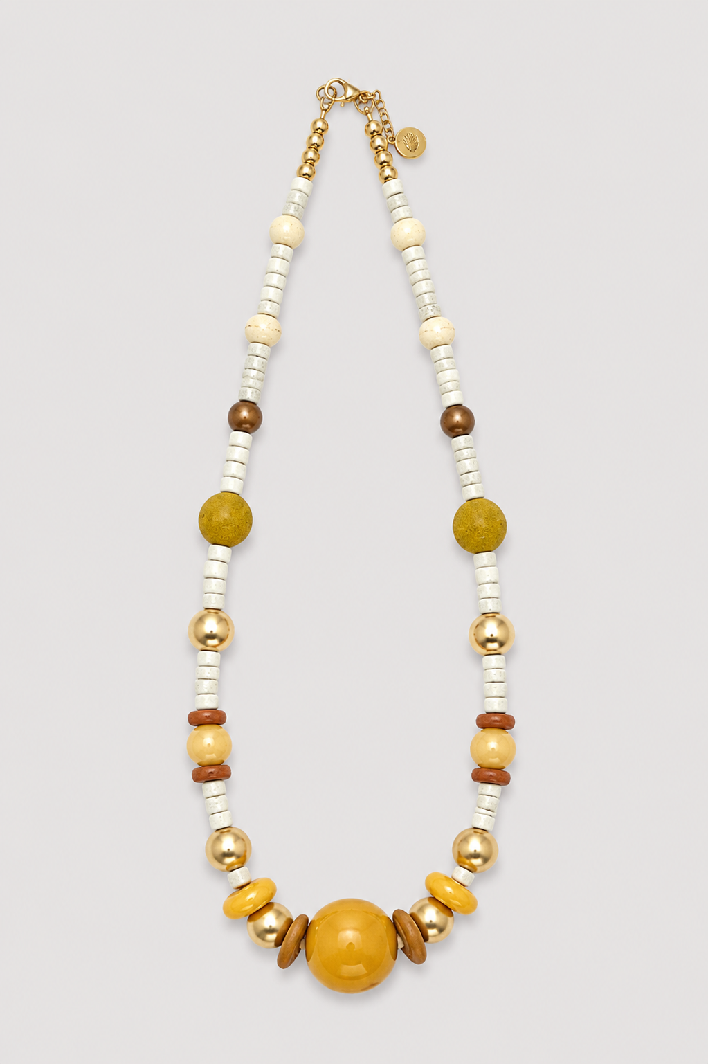 Robert Lee Morris Long Golden Vine necklace Robert Lee Morris