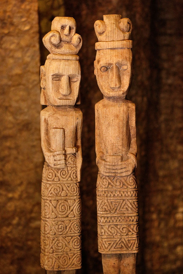 Carved African Totem Natural