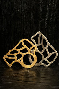 Ana Srdic Structure Ring Gold Silver OS