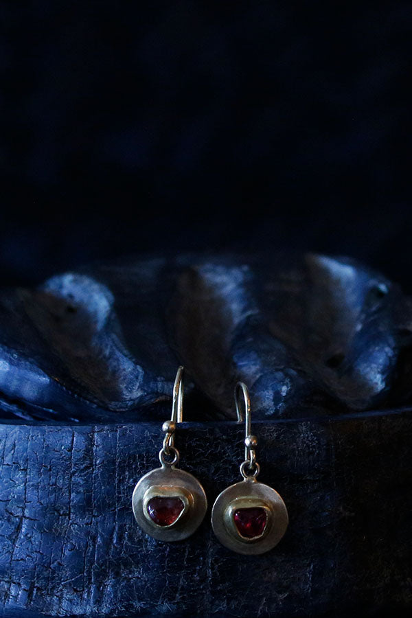 Heike Grebenstein Disc Earrings Gold OS