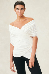 Off The Shoulder Top Ivory XS S M L