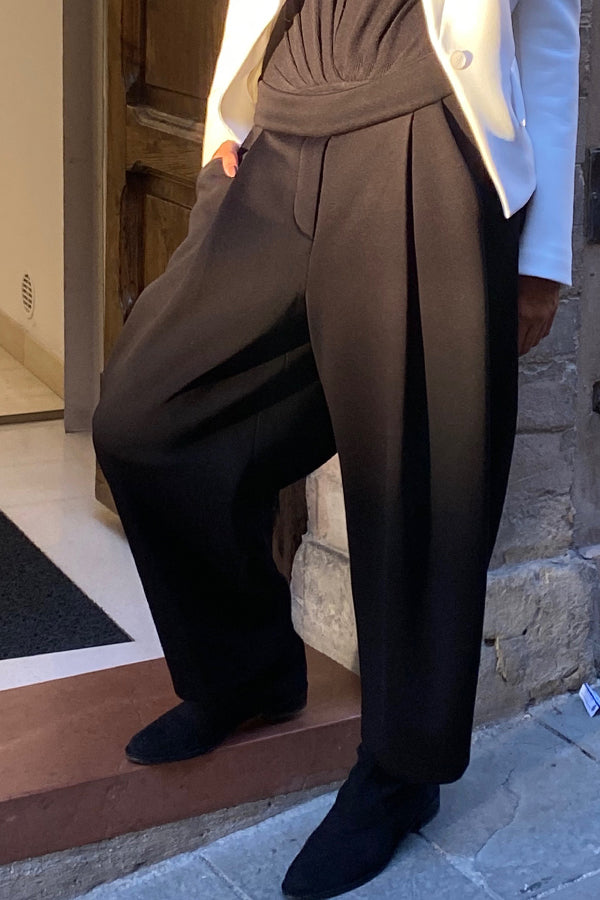 Pleated Wide Pant