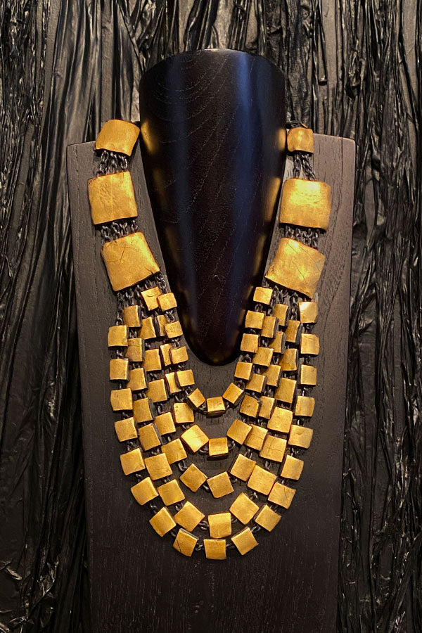 Regal Essence Antique Gold Necklace