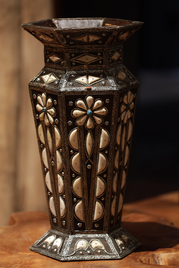 Moroccan Vase Multi O/S