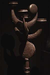 Philippe Dodard Iron Sculpture Brown