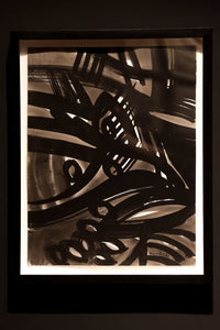 Philippe Dodard Painting Three Black and White 