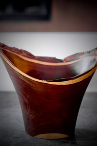 Colombian Wooden Vessel Dark Brown